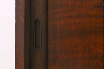 アンティーク家具　和製アンティーク　三方欅材　上質なキャビネット(茶箪笥・収納棚)