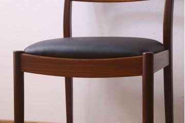 北欧家具　G-PLAN(ジープラン)　チーク材　 シックな色合いのチェア(椅子・ダイニングチェア・ワークチェア)(3)