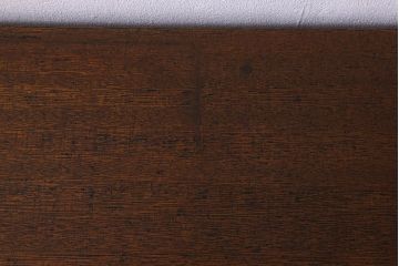 アンティーク雑貨　昭和レトロ　ラワン材　横長・薄型タイプの平机(コンソールテーブル、花台、飾り台)