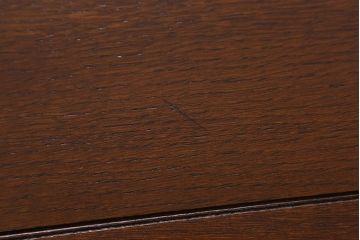 アンティーク家具　イギリスアンティーク　オーク材らしい趣のある木味が魅力的なドローリーフテーブル(エクステンションテーブル、ダイニングテーブル)
