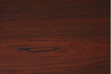 アンティーク家具　和製アンティーク　栓材一枚板　味わいのある木味の角ちゃぶ台(ローテーブル、座卓)