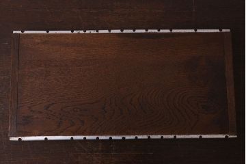 アンティーク雑貨　昭和レトロ　仕切りの金具が調節できる便利なブックスタンド(本立て)