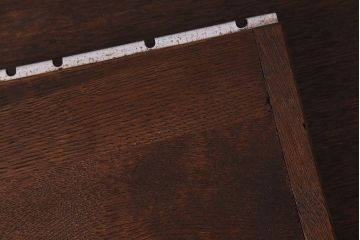 アンティーク雑貨　昭和レトロ　仕切りの金具が調節できる便利なブックスタンド(本立て)
