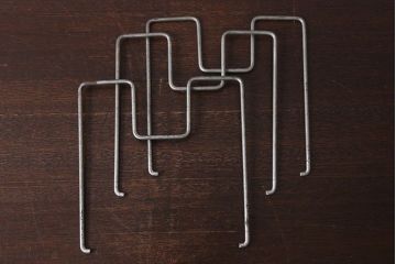 アンティーク雑貨　昭和レトロ　仕切りの金具が調節できる便利なブックスタンド(本立て)