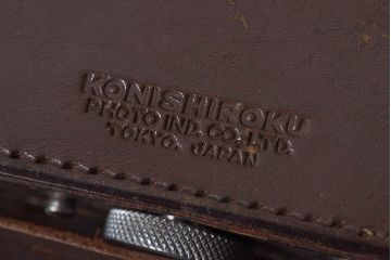 アンティーク雑貨　ビンテージカメラ　ケース付き　Konica(コニカ)B
