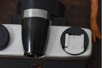 アンティーク雑貨　クラシックカメラ　ケース付き　富士フィルム　FUJIPET(フジペット)