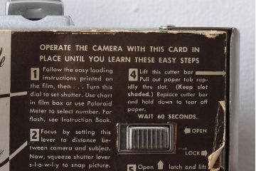 アンティーク雑貨　ビンテージ　アメリカ製　ポラロイド社　LAND CAMERA(ランドカメラ)95B