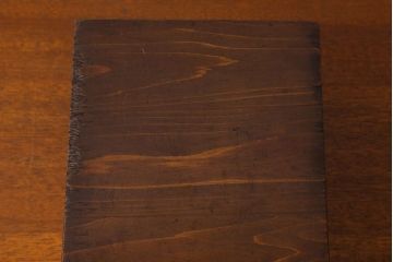 アンティーク雑貨　和製アンティーク　古い檜材や銅金具の質感が味のある小引き出し(小物入れ、小物収納)