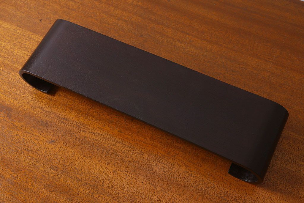 アンティーク雑貨　古民具　和モダンな空間に良く合うケヤキ材製の巻き花台(飾り台)(1)