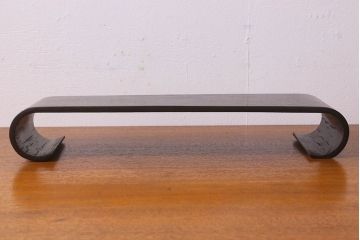 アンティーク雑貨　古民具　和モダンな空間に良く合うケヤキ材製の巻き花台(飾り台)(1)