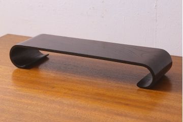 アンティーク雑貨　古民具　和モダンな空間に良く合うケヤキ材製の巻き花台(飾り台)(2)