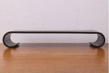 アンティーク雑貨　古民具　和モダンな空間に良く合うケヤキ材製の巻き花台(飾り台)(2)