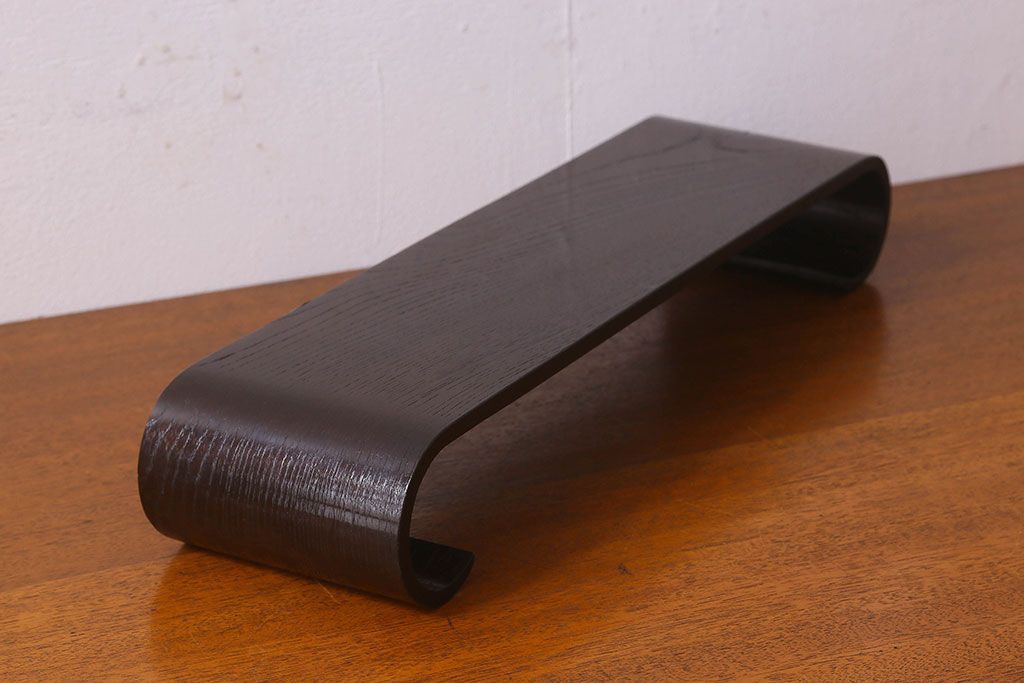 アンティーク雑貨　古民具　和モダンな空間に良く合うケヤキ材製の巻き花台(飾り台)(2)