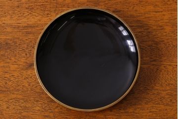 アンティーク雑貨　明治期　松竹梅鶴亀図　木製時代箱・蒔絵(小物収納箱、茶道具)