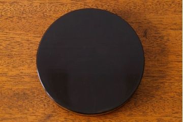 アンティーク雑貨　明治期　松竹梅鶴亀図　木製時代箱・蒔絵(小物収納箱、茶道具)