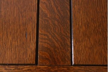 アンティーク家具　イギリスアンティーク　オーク材　シックなドローリーフテーブル(エクステンションテーブル、ダイニングテ  ーブル)