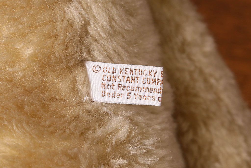 アンティーク雑貨　ビンテージ　OLD KENTUCKY BEARS(オールドケンタッキーベア)　テディベア(人形、ぬいぐるみ)