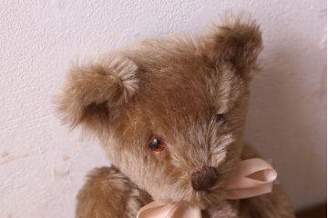 アンティーク雑貨　ビンテージ　ビッグソフティーズ(Big Softies)社　テディベア(人形、ぬいぐるみ)