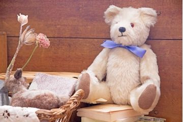 アンティーク雑貨　ビンテージ　ビッグソフティーズ(Big Softies)社　テディベア(人形、ぬいぐるみ)(1)
