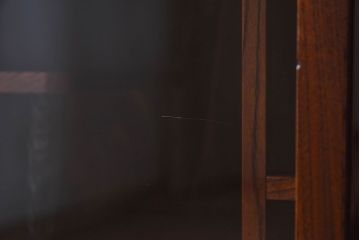 アンティーク家具　和製アンティーク　上手物!三方ケヤキ材の上質な茶箪笥(収納棚、茶棚、戸棚)