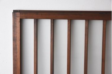 昭和レトロ　クリアガラス　すりガラスが魅力的な　檜材の格子帯戸2枚セット(格子戸、引き戸、ガラス戸、ガラス帯戸)