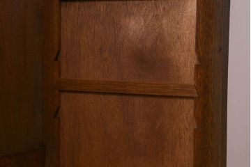 アンティーク家具　和製アンティーク　和モダンな雰囲気漂う大振りなブックケース(本箱、収納棚、戸棚、食器棚)