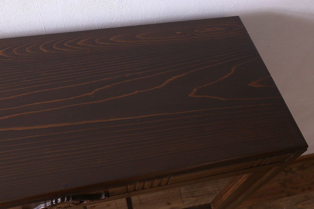 アンティーク家具　和製アンティーク　和モダンな雰囲気漂う大振りなブックケース(本箱、収納棚、戸棚、食器棚)