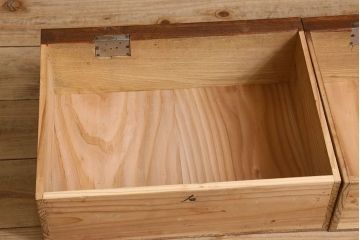 アンティーク家具　大正ロマン　前面栗材　上品なデザインのアンティークブックケース(本箱、収納棚、戸棚、食器棚)