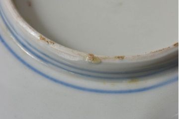 アンティーク雑貨　和製アンティーク　幕末明治期　色絵変形皿2枚セット(1)