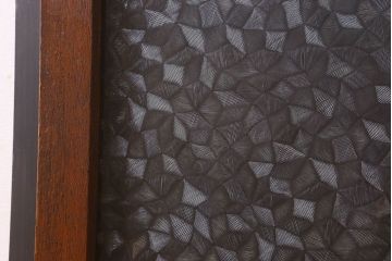 昭和レトロ　クリアガラス　懐かしさ漂うシンプルなガラス戸(引き戸)