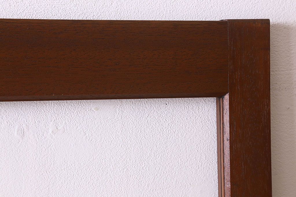 昭和レトロ　クリアガラス　懐かしさ漂うシンプルなガラス戸(引き戸)