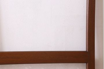 昭和レトロ　クリアガラス　懐かしさ漂うシンプルなガラス戸(引き戸)