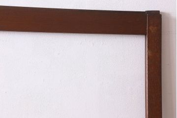 昭和レトロ　クリアガラス　懐かしさ漂うシンプルなガラス戸(引き戸)