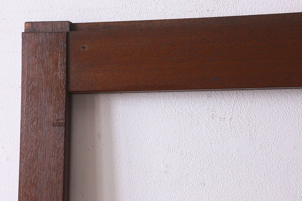 昭和レトロ　クリアガラス　懐かしさ漂うシンプルなガラス戸(引き戸)