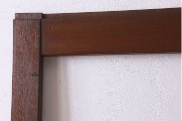 昭和レトロ　クリアガラス　懐かしさ漂うシンプルなガラス戸(引き戸)