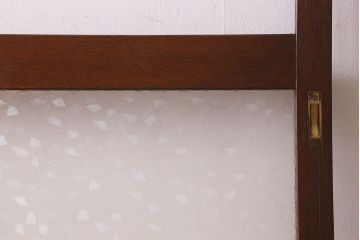 昭和レトロ　クリアガラス　懐かしさ漂うシンプルなガラス戸(引き戸)