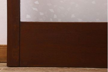 昭和レトロ　クリアガラス　懐かしさ漂うシンプルなガラス戸(引き戸)