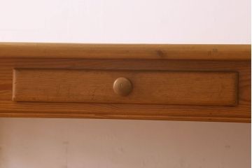 ブランド家具　中古　ペニーワイズ　引き出し付　温もりを感じるダイニングテーブル(机、リビングテーブル)