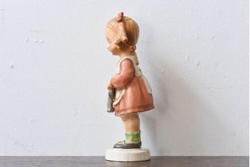アンティーク雑貨　ビンテージ　日本製　ceramics japan ucagco　少女人形(フィギュリン、置物)