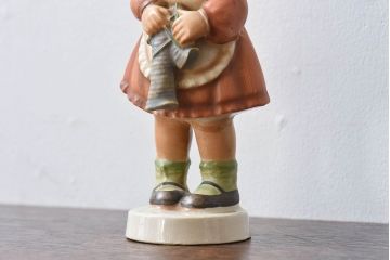 アンティーク雑貨　ビンテージ　日本製　ceramics japan ucagco　少女人形(フィギュリン、置物)