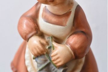 アンティーク雑貨　ビンテージ　日本製　ceramics japan ucagco　少女人形(フィギュリン、置物)