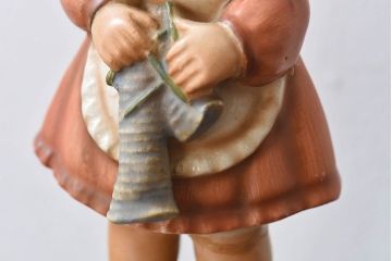 アンティーク雑貨　ビンテージ　日本製　ceramics japan ucagco　少女人形(フィギュリン、置物)