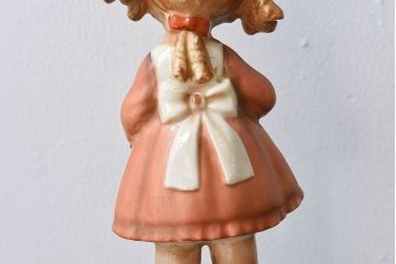 アンティーク雑貨　ビンテージ　日本製　ceramics japan ucagco　少女人形(フィギュリン、置物)