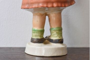 アンティーク雑貨　ビンテージ　日本製　ceramics japan ucagco　少女人形(フィギュリン、置物)