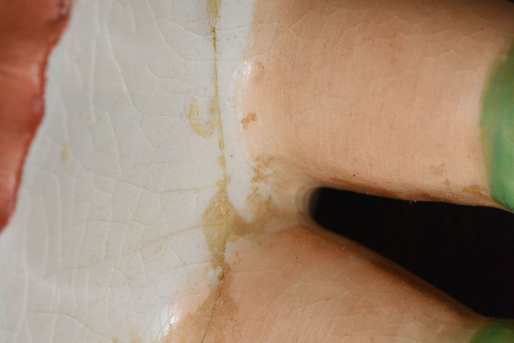 アンティーク雑貨　ビンテージ　日本製　ceramics japan ucagco　少女人形(フィギュリン、置物)