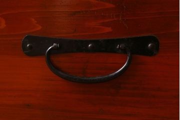 アンティーク家具　和製アンティーク　台輪付き!観音開き時代箪笥ローボード(ローチェスト、引き出し、衣装箪笥、テレビ台)