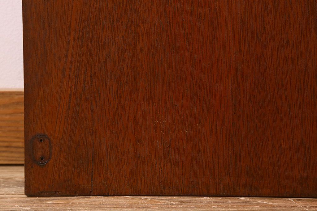 昭和レトロ　温かみのある質感が素敵な木製ドア(扉)