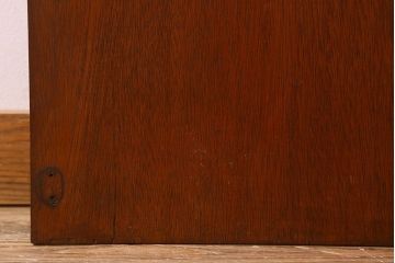 昭和レトロ　温かみのある質感が素敵な木製ドア(扉)