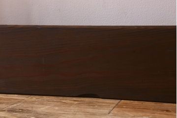 和製アンティーク　ダイヤガラス入り!深みのある木の色合いが素敵なガラス戸(引き戸)