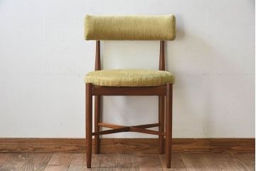 北欧家具　G-PLAN(ジープラン)　Fresco(フレスコ)　明るい色合いが素敵なビンテージサーキュラーチェア(ダイニングチェア、椅子)(1)